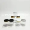 250g Tall Clear PET Plastic Jars with Lids & Gaskets (5 Pack) – High-Clarity Packaging for Creams, Butters, & Scrubs