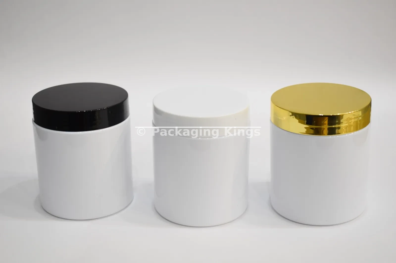 250g Tall White PET jar