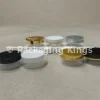 50g Clear PET Plastic Jars with Lids (5 Pack) – High-Clarity Cosmetic Containers with Gold, Silver, Black, or White Lid Options for Creams & Scrubs