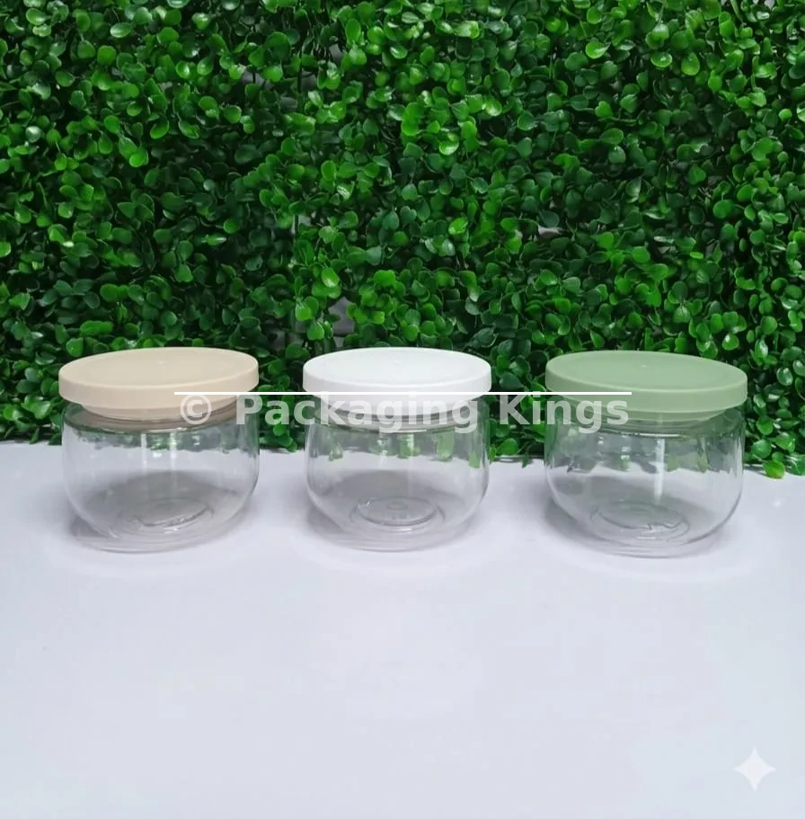 Clear Soft touch jars