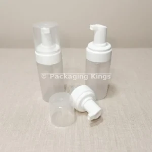 Foaming Pump Bottles (5 Pack) – Frosted & Clear Plastic Foam Dispensers