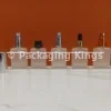 Frosted Rectangular Glass Serum Bottles with Dropper, Pump, Spray, or Screw Cap (5 Pack) – Translucent Glass Bottles for Face & Hair Serums