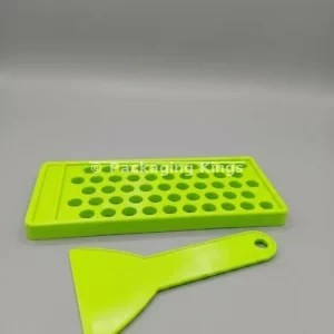 Lip Balm Tube Filling Tray & Spatula Set – Manual Mold Tray for Quick, Mess-Free Crafting & Pouring