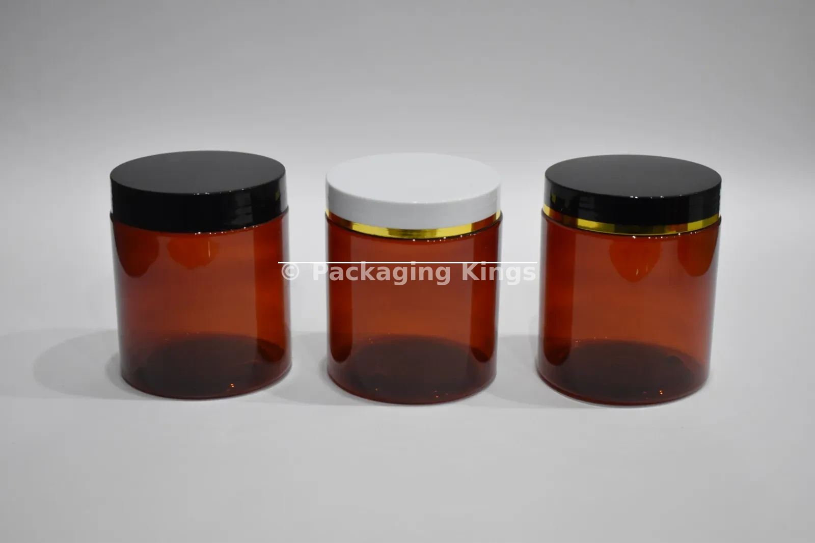 Tall Amber PET jar3